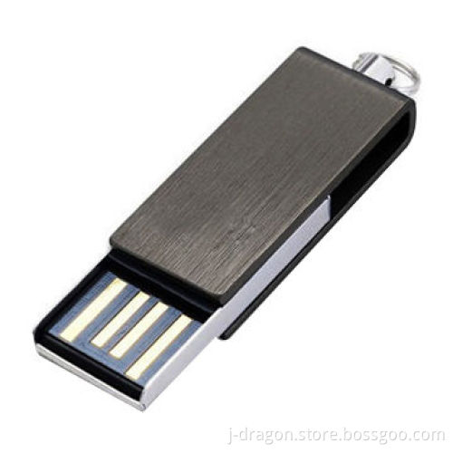 Small Swivel USB Drive with High Speed USB 2.0, Supports Any Formats of Logo Imprint